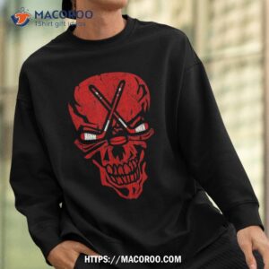 hockey player skull graphic tees skeleton halloween shirt sweatshirt