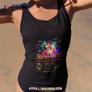 hocus pocus 30th anniversary we re back witches signatures shirt tank top 2