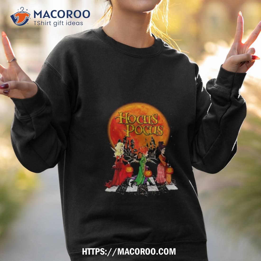 Hocus Pocus Abbey Road Cartoon Halloween Shirt Hocus Pocus Abbey Road Cartoon Halloween Shirt