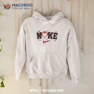 horror movie character pennywise halloween nike logo 2023 shirt hoodie