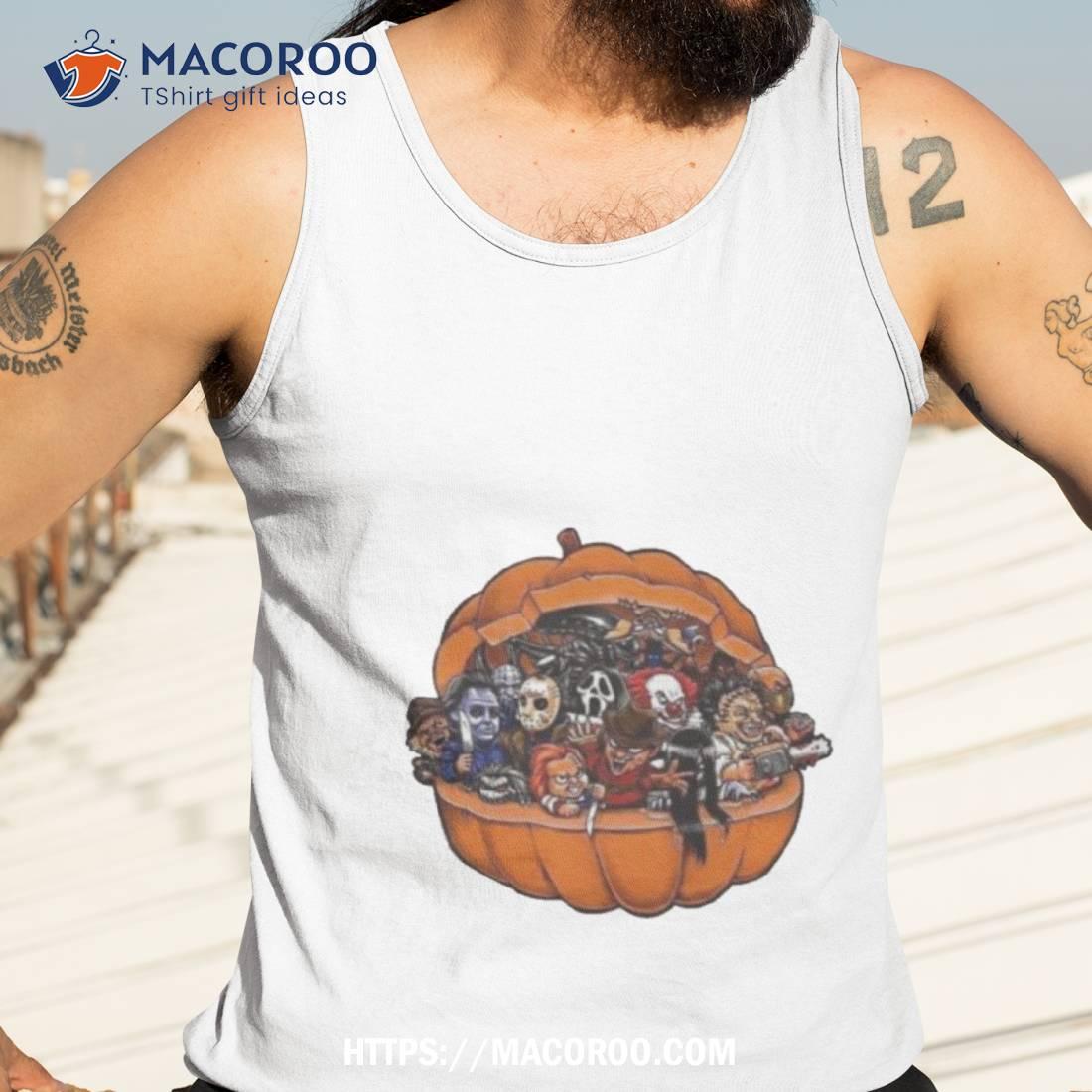 Horror Movies Characters In Pumpkin Halloween 2023 Shirt Horror Movies Characters In Pumpkin Halloween 2023 Shirt