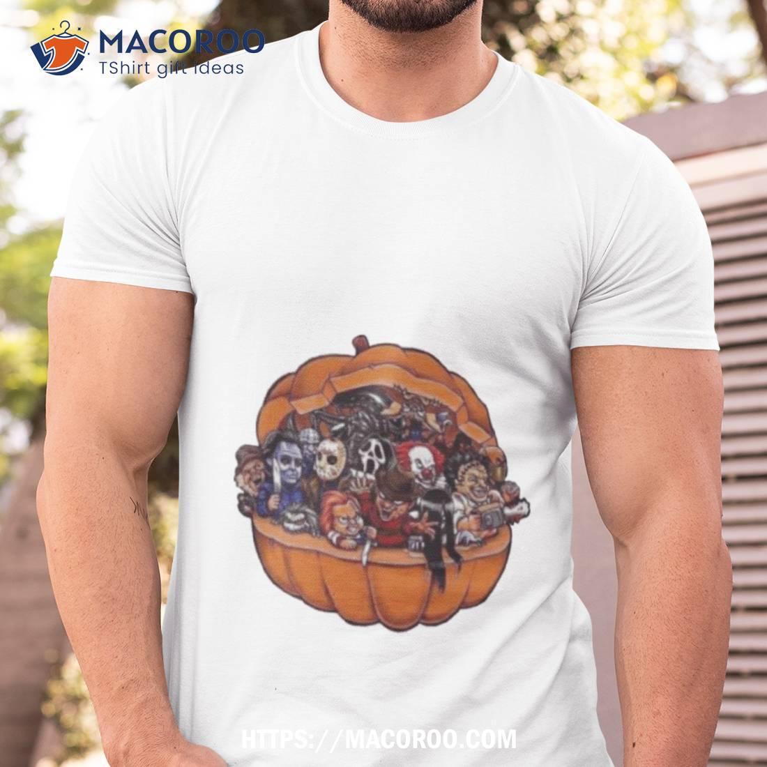 Horror Movies Characters In Pumpkin Halloween 2023 Shirt Horror Movies Characters In Pumpkin Halloween 2023 Shirt