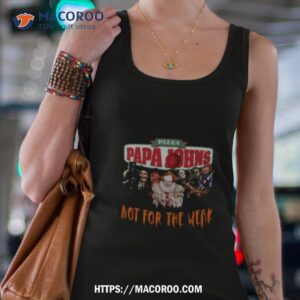 horror movies characters pizza papa john s not for the weak halloween 2023 shirt tank top 4
