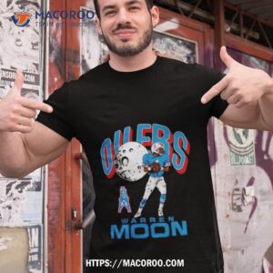 houston oilers warren moon homage retired player caricature tri blend t shirt tshirt 1