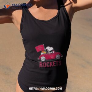 Houston Rockets Basketball Snoopy Dog Driving Car Shirt 1 houston rockets basketball snoopy dog driving car shirt tank top 2