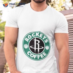 houston rockets starbucks coffee logo shirt tshirt