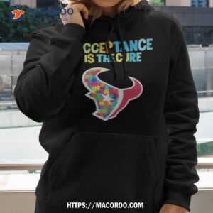 houston texans acceptance is the cure autism shirt hoodie