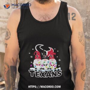 houston texans football gnomes christmas 2023 shirt tank top