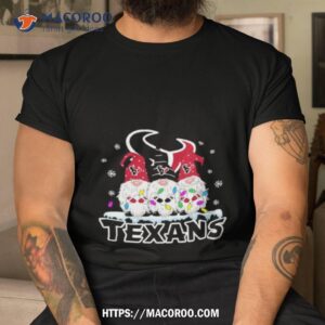 houston texans football gnomes christmas 2023 shirt tshirt