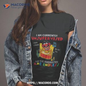 i am currently unsupervised but the possibilities are endless shirt tshirt 2