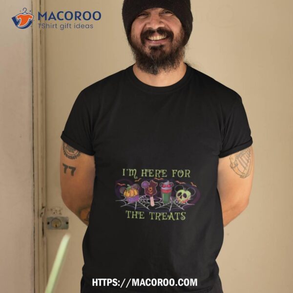 I Am Here For The Treats Disney Epcot Halloween Shirt