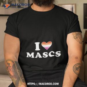 i heart mascs logo design shirt tshirt