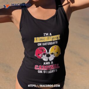i m a arizona state on saturdays and a cardinals on sundays helmet 2023 t shirt tank top 2