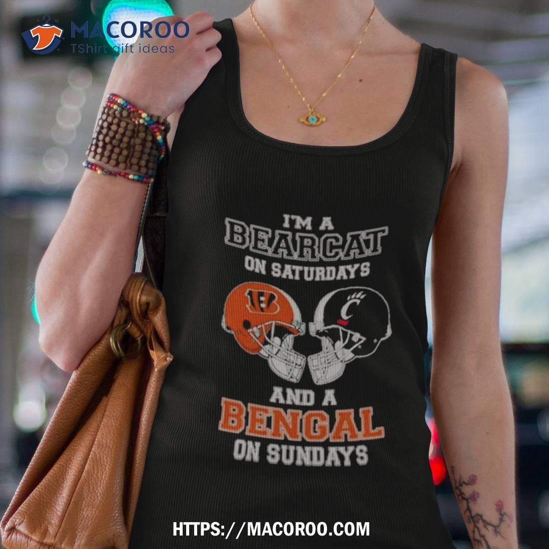 I'm A Bearcats On Saturdays And A Bengals On Sundays Helmet 2023 T Shirt