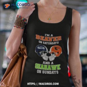 I’m A Beaver On Saturdays And A Seahawks On Sundays Helmet 2023 T Shirt 3 i m a beaver on saturdays and a seahawks on sundays helmet 2023 t shirt tank top 4