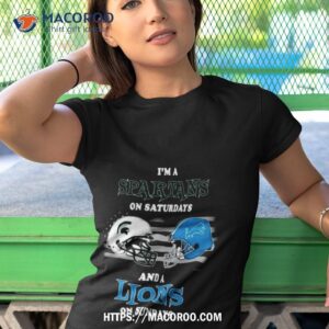 i m a michigan state spartans on saturdays and a detroit lions on sundays 2023 shirt tshirt 1