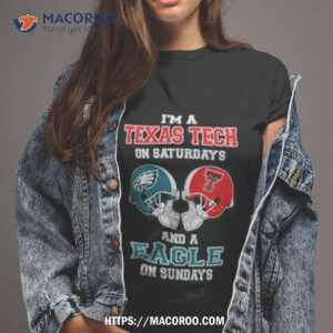 i m a texas tech on saturdays and a eagles on sundays helmet 2023 t shirt tshirt 2