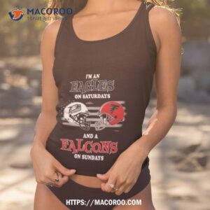 i m an georgia southern eagles on saturdays and a atlanta falcons on sundays 2023 shirt tank top 1