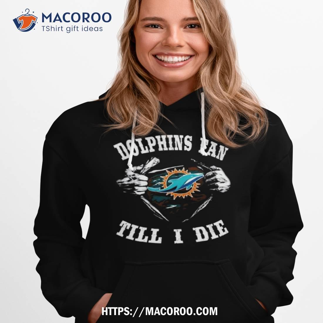 Miami Dolphins Womens Sweatshirt Miami Dolphins Fan Gifts