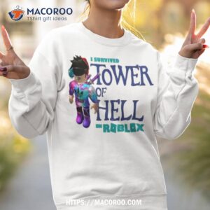 i survived tower of hell on roblox shirt sweatshirt 2