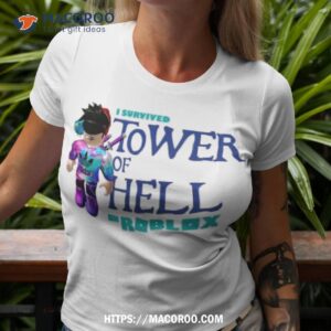 i survived tower of hell on roblox shirt tshirt 3