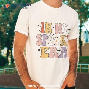 in my spooky era season retro halloween funny ghost shirt tshirt