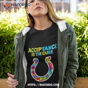 indianapolis colts acceptance is the cure autism shirt tshirt 4
