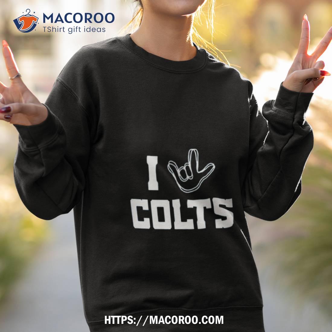 Indianapolis Colts Homage The NFL ASL Collection by Love Sign Tri