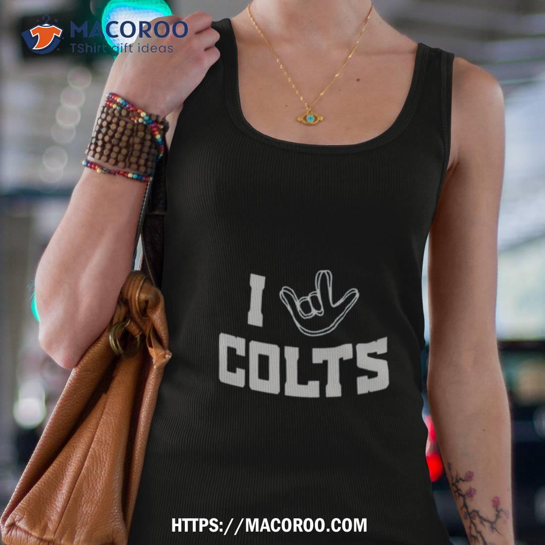 Indianapolis Colts Homage The NFL ASL Collection by Love Sign Tri