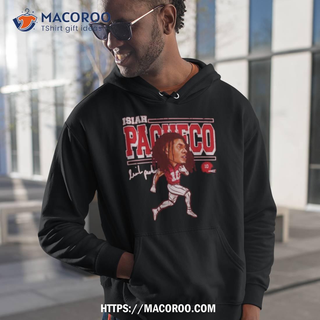 Isiah Pacheco Kansas City Cartoon Football Shirt Isiah Pacheco Kansas City Cartoon Football Shirt