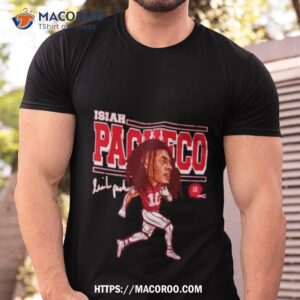 isiah pacheco kansas city cartoon football shirt tshirt