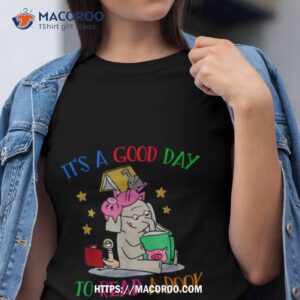 it s a good day to read bookworm librarian shirt tshirt