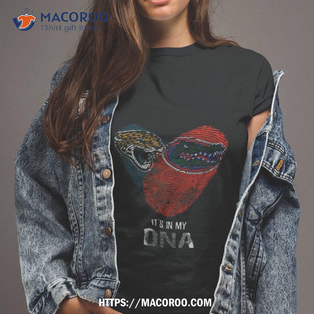 Jacksonville Jaguars And Florida Gators Heart It’s In My Dna 2023 Shirt Jacksonville Jaguars And Florida Gators Heart It’s In My Dna 2023 Shirt