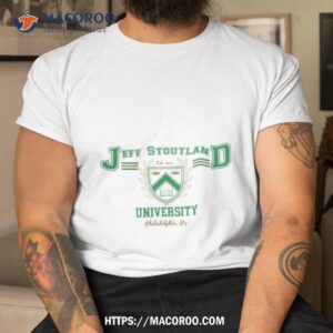 jeff stoutland university shirt tshirt