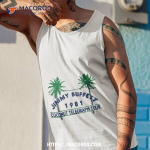 jimmy buffett 1981 coconut telegraph tour shirt tank top 1