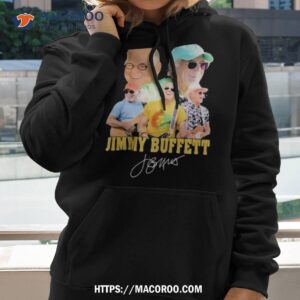 jimmy buffett signature thank you for the memories photo design shirt hoodie