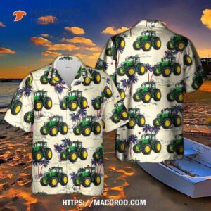 John Deere 6175r 4wd Tractor Hawaiian Shirt