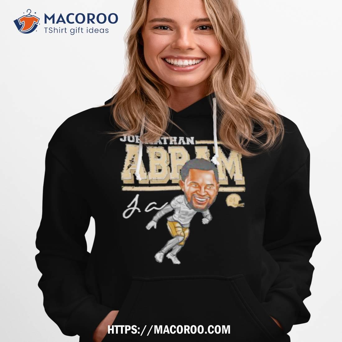 Johnathan Abram New Orleans Cartoon Football Shirt Johnathan Abram New Orleans Cartoon Football Shirt