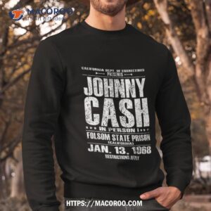 johnny cash live at folsom prison shirt sweatshirt