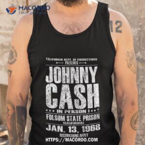 johnny cash live at folsom prison shirt tank top