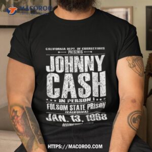 johnny cash live at folsom prison shirt tshirt