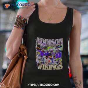 Jordan Addison Minnesota Vikings Retro Shirt 2 jordan addison minnesota vikings retro shirt tank top 4