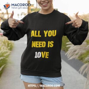 jordan love all you need is love green bay packers shirt sweatshirt 1
