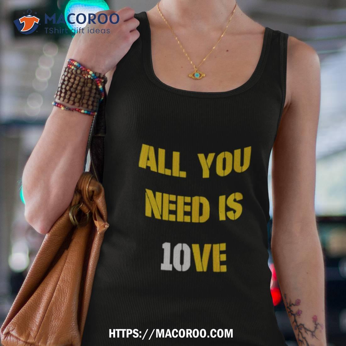 Jordan Love All You Need Is Love Green Bay Packers Shirt