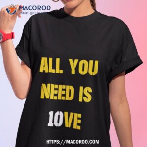 jordan love all you need is love green bay packers shirt tshirt 1