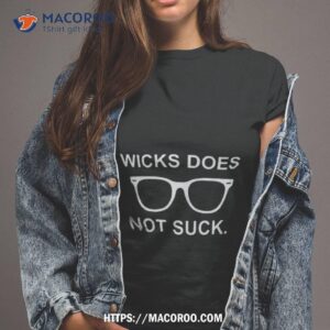 jordan wicks does not suck text design shirt tshirt 2