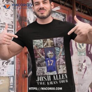 josh allen the eras tour t shirt tshirt 1