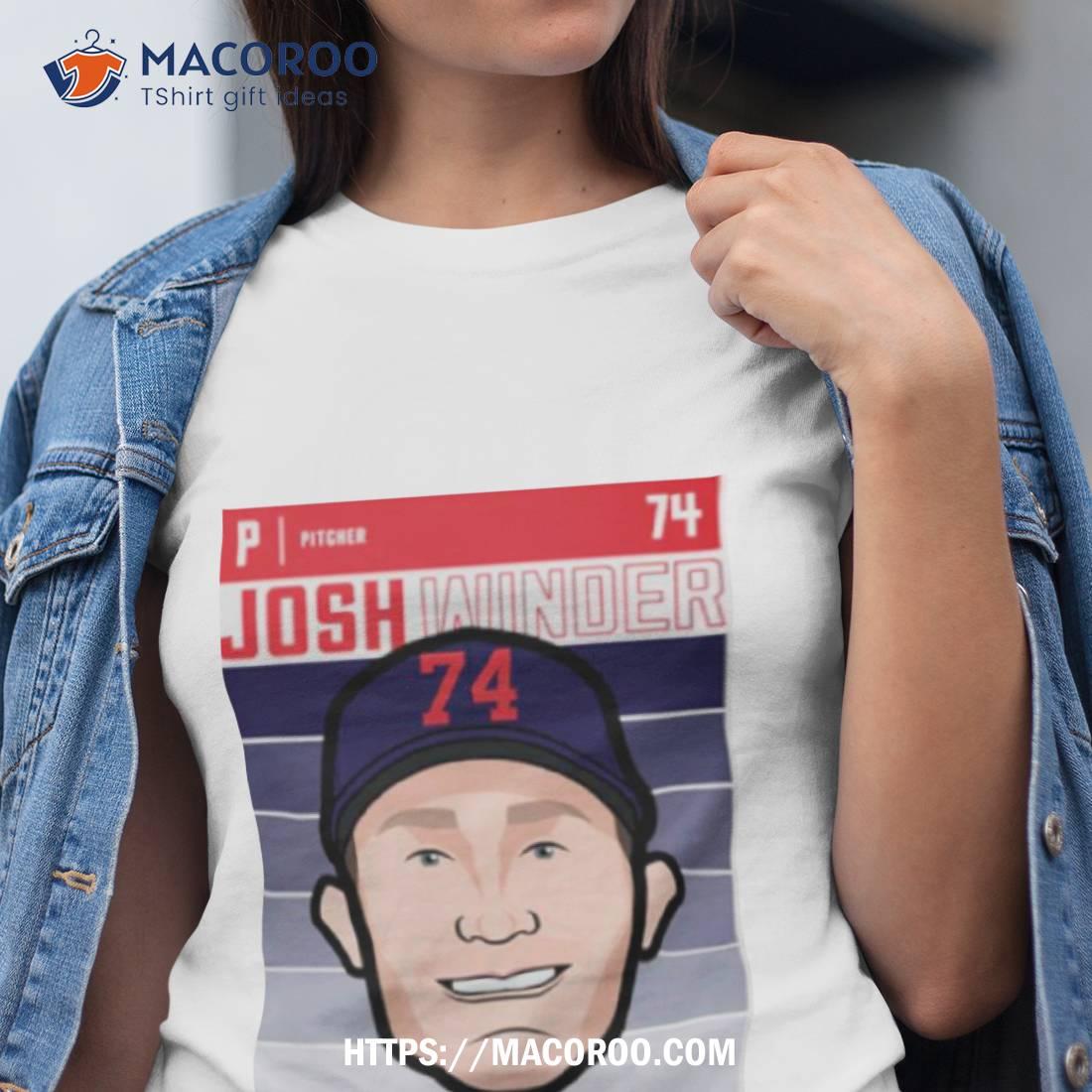 Josh Winder Minnesota Fade Baseball Shirt Josh Winder Minnesota Fade Baseball Shirt