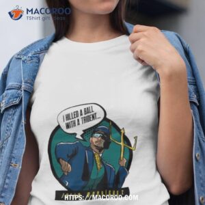 julio rodriguez trident mlbpa i killed a ball with a trident shirt tshirt