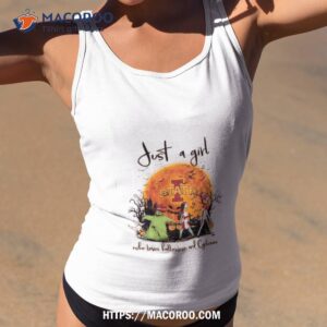 just a girl who loves halloween and iowa state cyclones shirt tank top 2